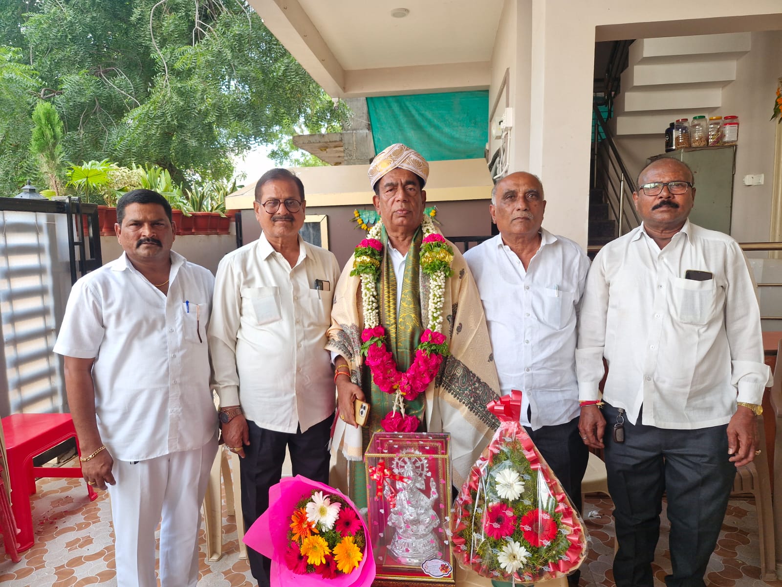 Banjara Lambani Seva Sangha Felicitates Former Minister Baburao Chavan on Birthday